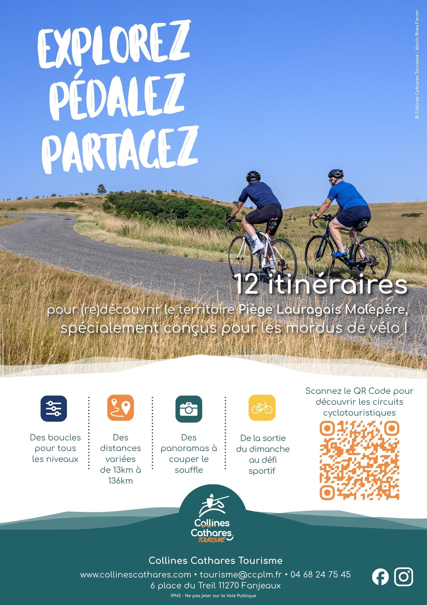 Affiche circuits cyclotouristiques